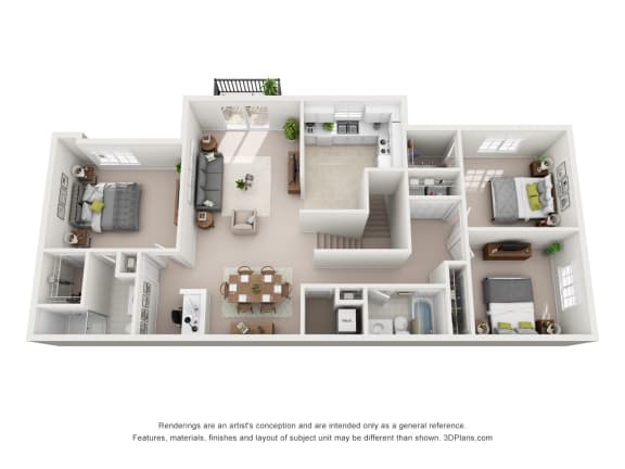 1479 sq.ft. Three Bed Two Bath