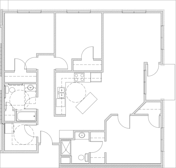 3 bedroom floor plan