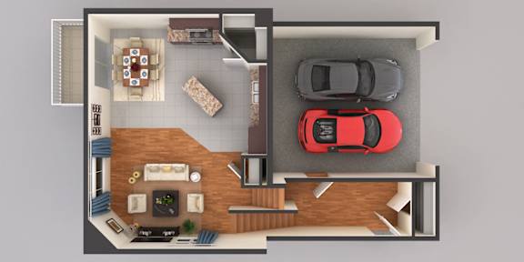 main level floor plan