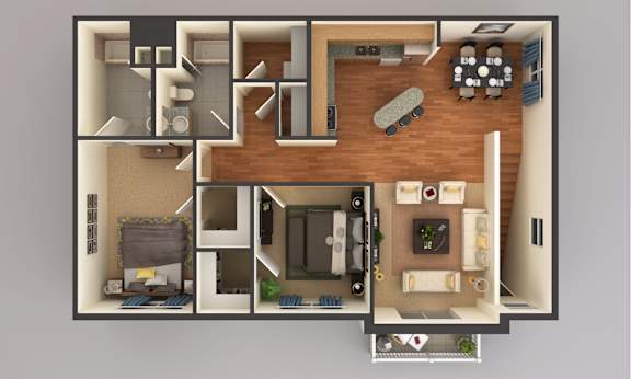 upper level floor plan