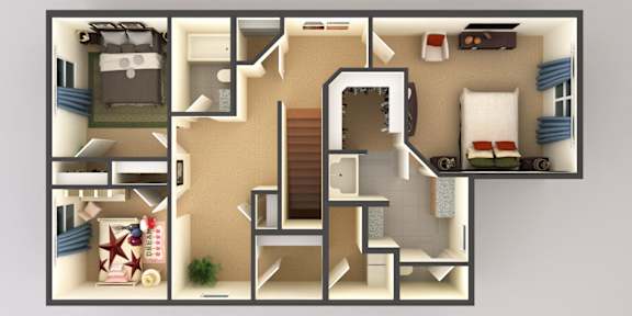 3bedroom floor plan
