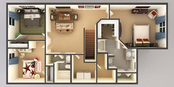 3bedroom floor plan