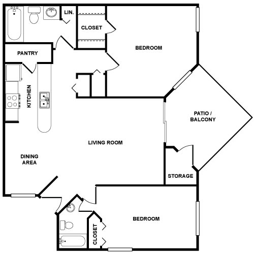 B1 Floor Plan B1 Floor Plan at Palmetto Grove, Charleston, South Carolina