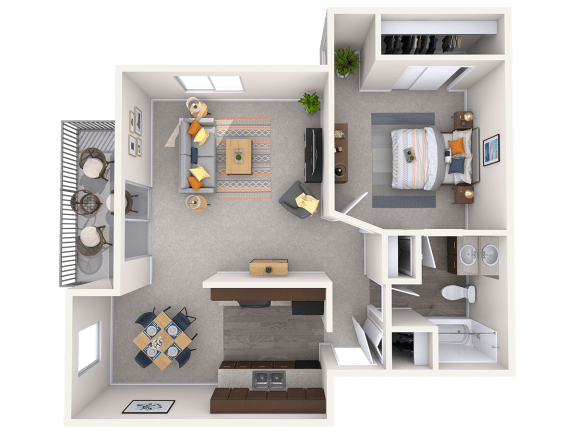 Soho Floor Plan Central Park East|Soho|1x1