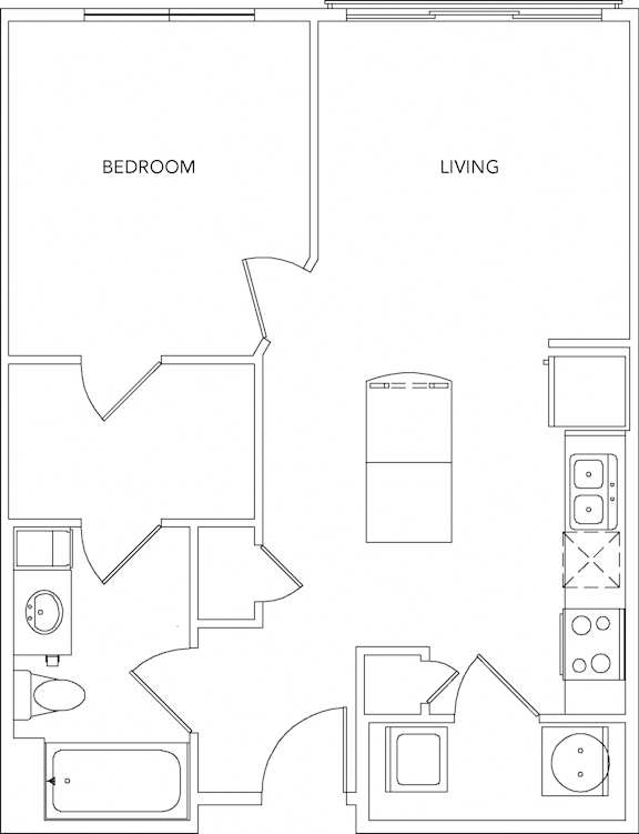 1 bed 1 bath at Encore at Forest Park Apartments, Saint Louis, MO, 63110