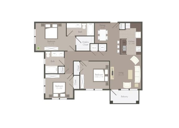 Floor Plan Floor Plan at The Dorel Eagle Pass, Eagle Pass, 78852
