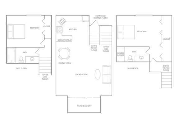 Bermuda 1275 Floor plan Bermuda 1275 Floor plan at Paradise Palms, Arizona