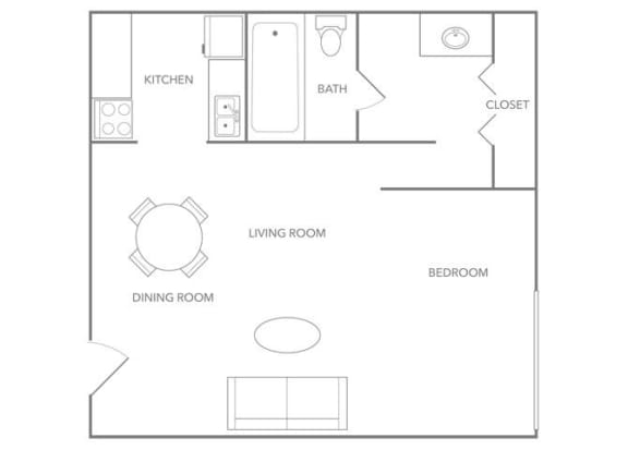 Oasis 330B Floor plan Oasis 330B Floor plan at Paradise Palms, Phoenix, 85014