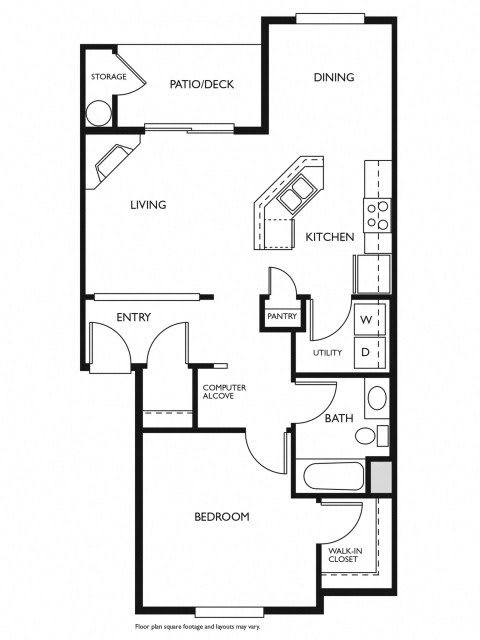 Evans Creek at Woodbridge Redmond, WA 1 bedroom 1 bath