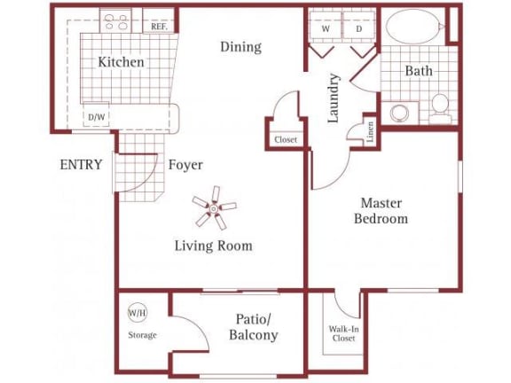1 bedroom 1 bathroom at La Borgata Apartments in Surprise, AZ