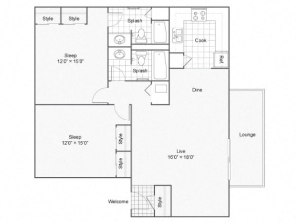 Grantham Floor Plan at The Township, Kansas City, Missouri