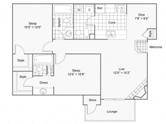 Truman Floor Plan at The Township, Kansas City, 64155
