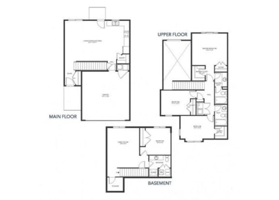 Timberline floor plan second floor