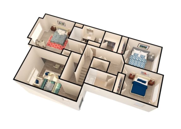 Yellowstone floor plan second floor