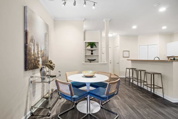 Dining area at Alden Place at South Square, Durham