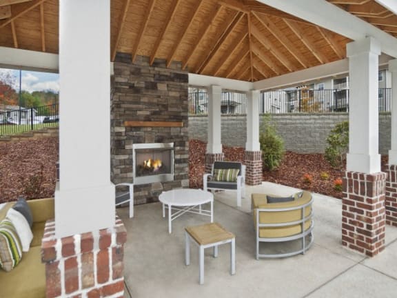 Outdoor Lounge at Ansley at Roberts Lake, Arden