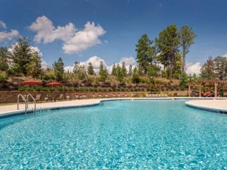 Resort-Inspired Saline Swimming Pool with Lounge Chairs and WiFI Hotspot at Ashby at Ross Bridge, Hoover, AL 35226