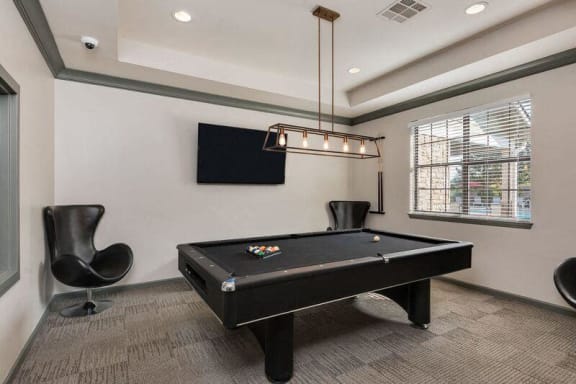 Billiards roomat Sandstone Creek Apartments , Overland Park, KS