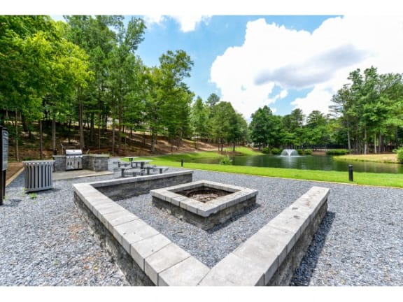 Fire Pit at St. Andrews Apartment Homes, Johns Creek, 30022