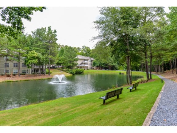 Private Lake Featuring at St. Andrews Apartment Homes, Georgia
