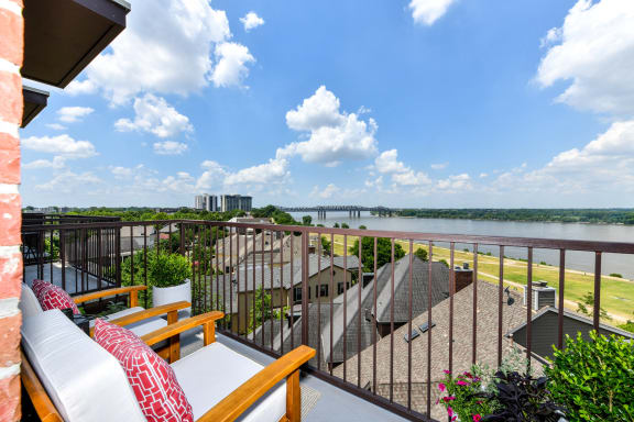 View From Apartment Balcony at The Tennessee Brewery, Memphis
