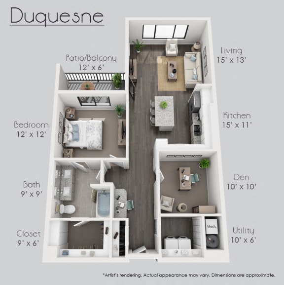 The Duquesne with Den Available Units Burlington Station