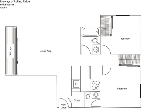 Fairways 5828 4 Floor Plan at Cincinnati Premier Living*, Ohio