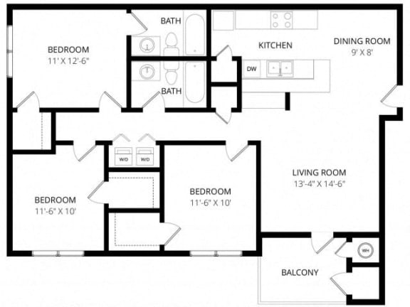 Legends at River Oaks Floorplan,  Dean Weidner Investments
