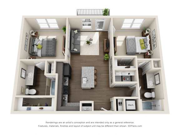 Floor plan at Viridian,San Antonio,Texas