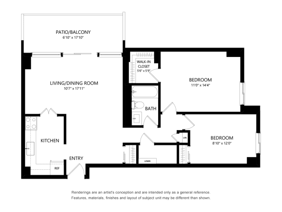2 Bedroom