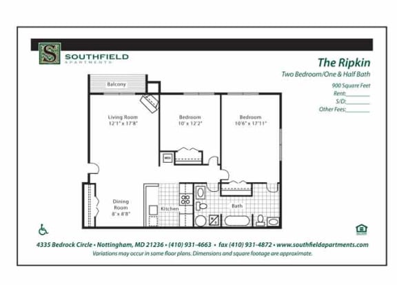 2 Bed 2 Bath