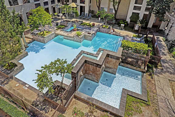 Amenities - Resort-Style Pool at The Village at Bunker Hill Apartments