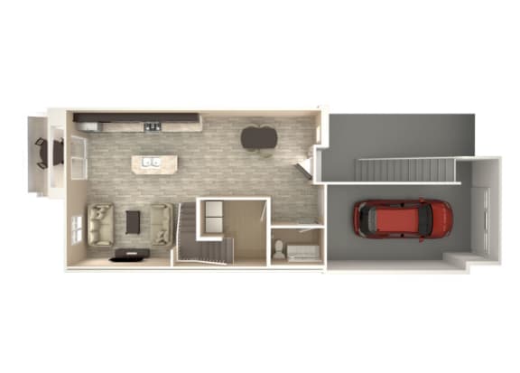 Chateau 3 bedroom 2 bathroom At Bella Victoria Apartments In Mesa, AZ