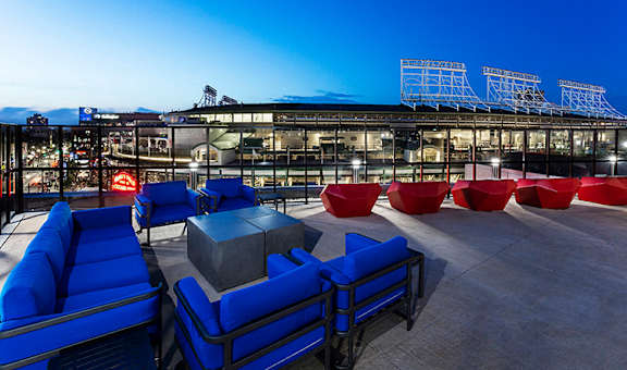 Rooftop at Residences at Addison Clark Apartments, Chicago, 60613