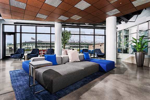 Lounge at Residences at Addison Clark Apartments, Chicago, IL, 60613
