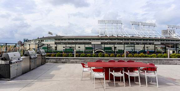 Rooftop at Residences at Addison Clark Apartments, Illinois
