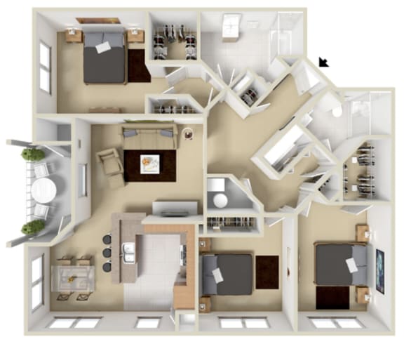 Berkshire Floor Plan Berkshire Floor Plan at Overlook at Valley Ridge, Indiana, 46237
