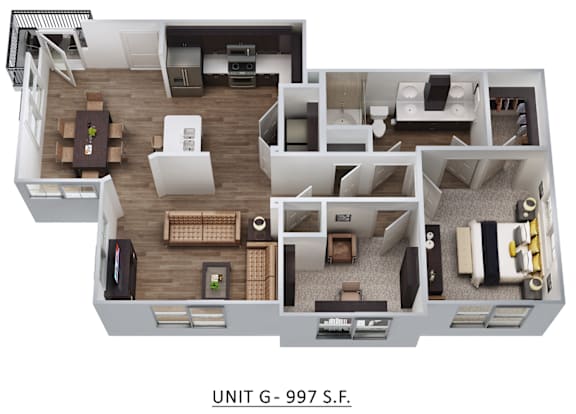 Unit G at Auburn Brook, Colorado