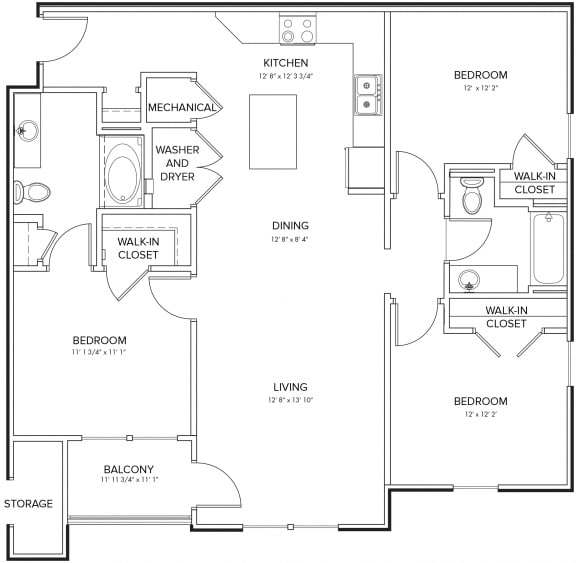 Floor Plan  3 Floor Plant at Palms at Magnolia Park, Riverview, FL, 33578