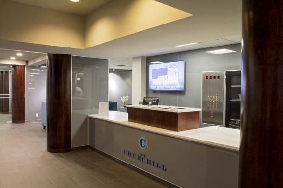 Concierge Desk at Churchill, Minneapolis, Minnesota