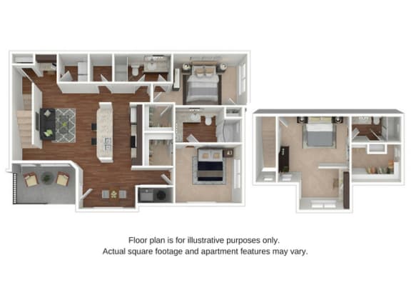 C2 Floor Plan at Retreat at the Flatirons