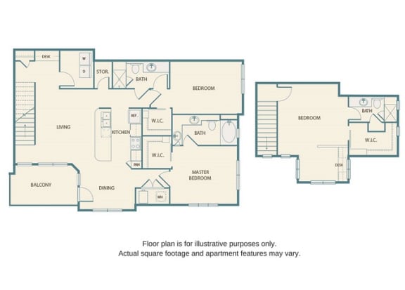 Floor plan Floor plan at Retreat at the Flatirons, Broomfield, 80020