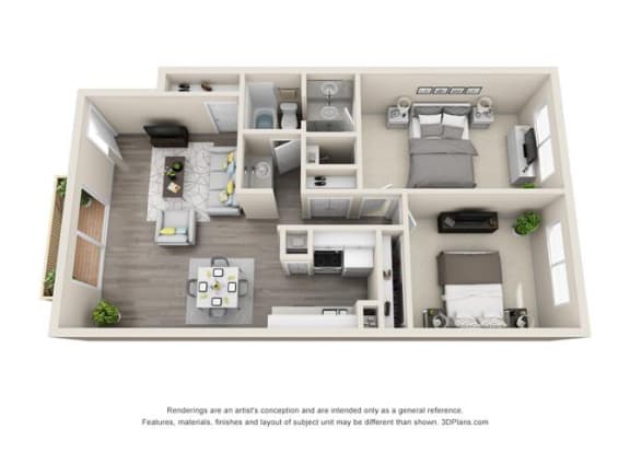 Floor plan Floor plan at Ocean Breeze Villas, California, 92647