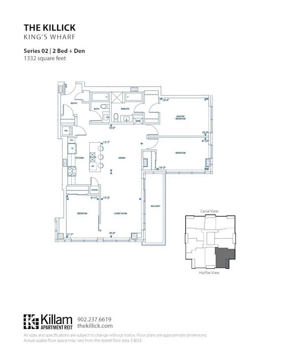 The Killick Two Bedroom + Den