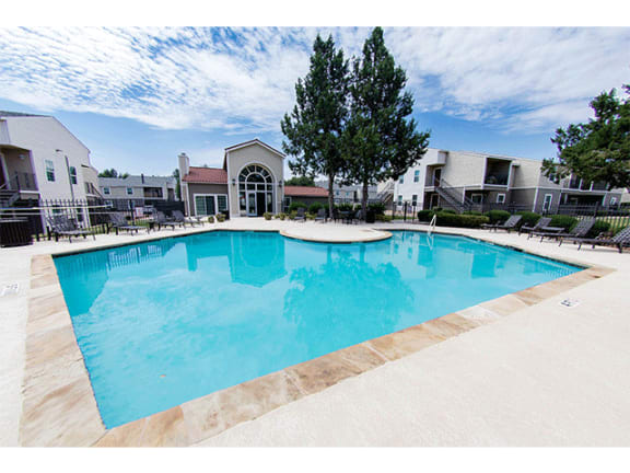 Relaxing Pool at Aviare Place, Midland, Texas
