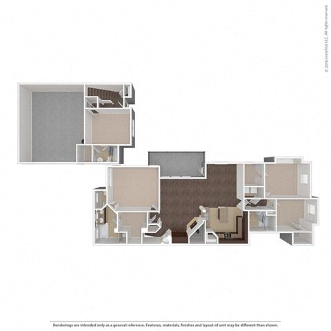 4 Bed 3 Bath, 1910 Square-Foot Floor Plan at Orion McKinney, McKinney