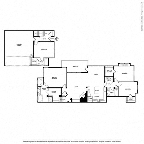 4 Bedroom 3 Bathroom Floor Plan at Orion McKinney, Texas