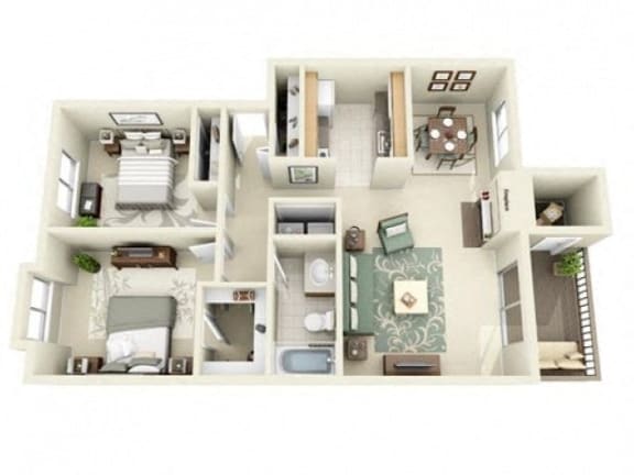 Vashon Renovated Floor Plan Vashon Renovated Floor Plan at StonePointe, University Place, WA