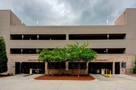 five level covered parking garage | The Tribute Apartments in Raleigh, NC