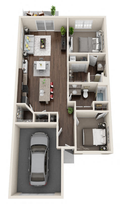  Floor Plan Driftwood